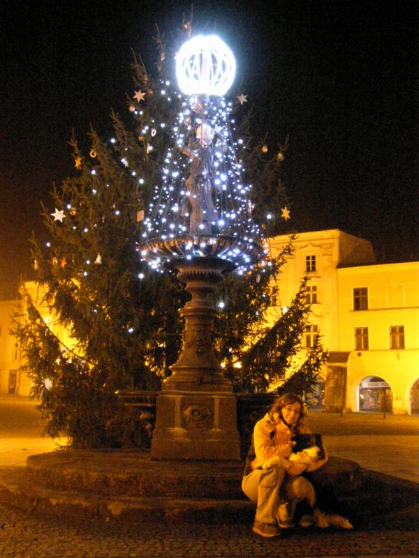7.12.2009...a ještě jednou u kašny...